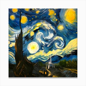 Starry Night No.3 Canvas Print