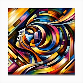 Abstract Abstract Painting Canvas Print