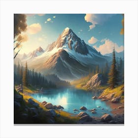 Mountain Landscape 2 1 Canvas Print