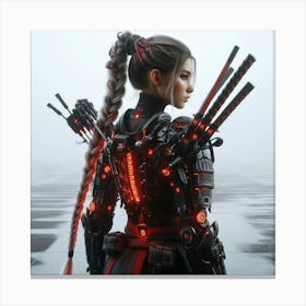 Samurai Girl 13 Canvas Print