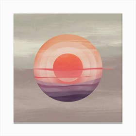 A Minimalist Artwork Capturing The Essence Of A Su Vbapc7kasjuzt3q4djexug Kzynqyxlrio9t1mmez Rmq Canvas Print