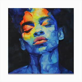 Rainbow Woman Canvas Print