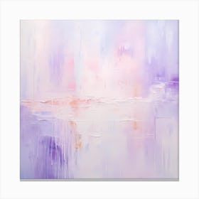 Lilac Serenity: Abstract Whispers Canvas Print