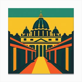 A Vatican City Vector Design Illustration 1720445017 3 Canvas Print