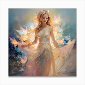 Angel Of Light Canvas Print