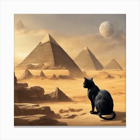 Egyptian Cat 4 Canvas Print