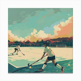 Field Hockey 14 Canvas Print