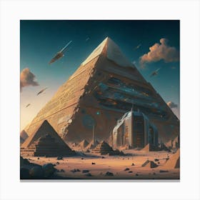 Pyramids Of Giza 1 Canvas Print