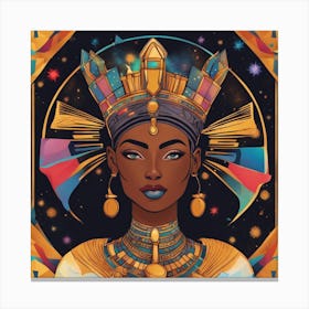 Divine Melanin Goddess 555 Canvas Print