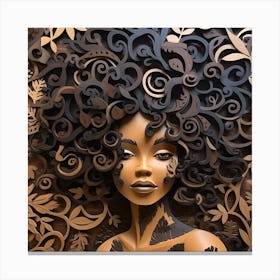 African Woman 79 Canvas Print