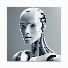 Portrait Of A Robot 11 Canvas Print