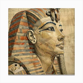 Egyptian Pharaoh Canvas Print