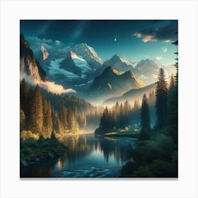 Mountain Landscape 7 Canvas Print