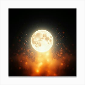 Full Moon 16 Canvas Print