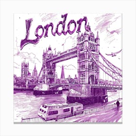 London Tower Bridge Canvas Print