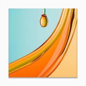 Oil Drop Canvas Print