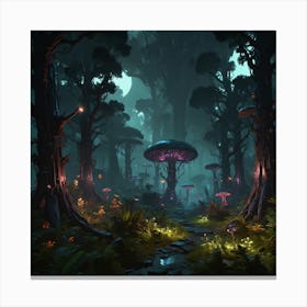 Dark Forest 20 Canvas Print