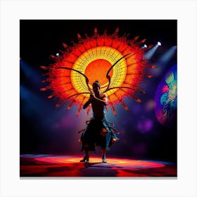 Asian Dancer Canvas Print