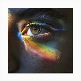 Rainbow Eye Canvas Print