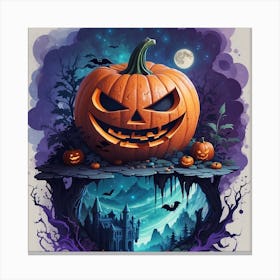 Halloween Pumpkin Canvas Print