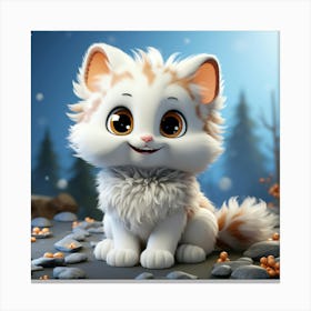 Cute Kitten 7 Canvas Print