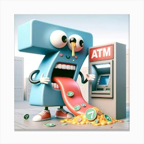 Atm 7 Canvas Print