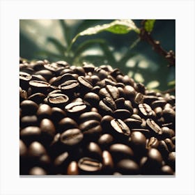 Coffee Beans 55 Canvas Print