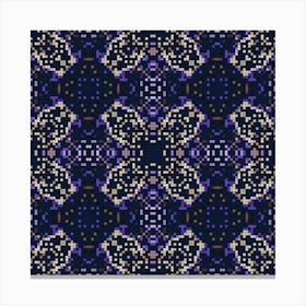 Decorative background made from small squares. 2 Canvas Print