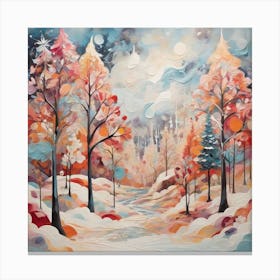 Winter Forest Canvas Print