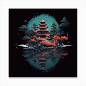 Japanese Pagoda Canvas Print