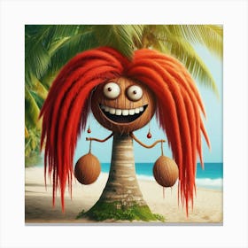 Coconut Tree 1 Canvas Print