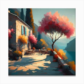 House On The Lake Canvas Print