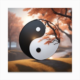 Yin Yang 2 Canvas Print