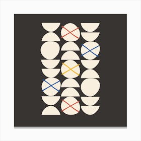 Bauhaus 3 colors Canvas Print