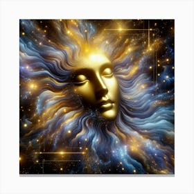 Golden Sun Canvas Print