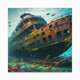 Shipwreck Canvas Print