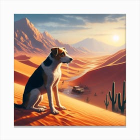 Desert Dog 1 Canvas Print