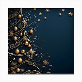 Christmas Tree Background 7 Canvas Print