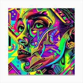 Psychedelic Art 18 Canvas Print