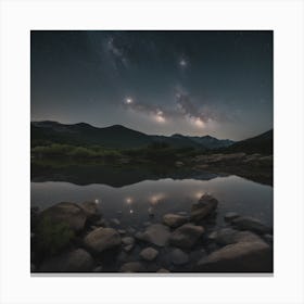 Milky Way Canvas Print