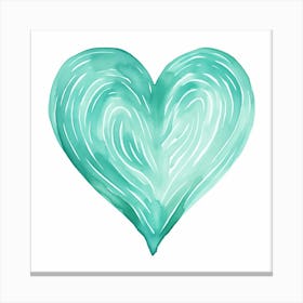 Watercolor Heart 5 Canvas Print