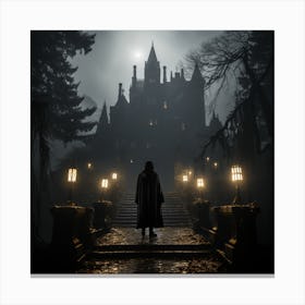 Haunted Castle Canvas Print