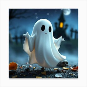 Ghost In The Night Canvas Print