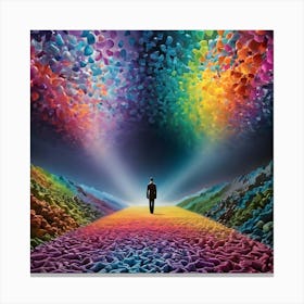 Rainbow Road Canvas Print