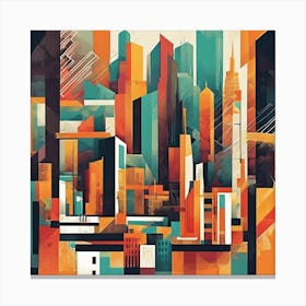 Cityscape 32 Canvas Print