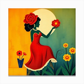 Mexican Woman Canvas Print