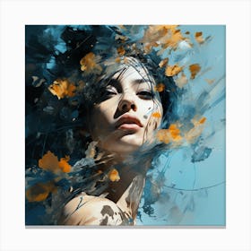 Abstract Painting Canvas Print