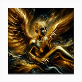 Golden Angel 5 Canvas Print