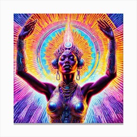 Goddess Of The Sun Canvas Print