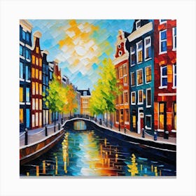 Amsterdam Canal 2 Canvas Print